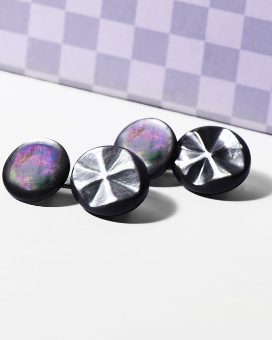 Ovale fresato Luminiscent Grey