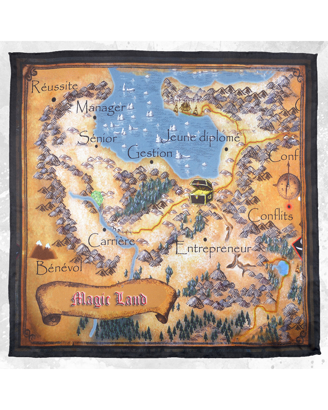 Pocket Square-Pirate Invasion - 1