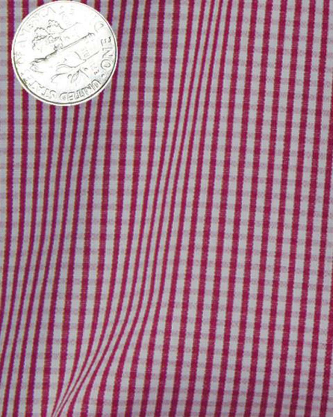 Red on White Checks - 5