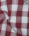 Friday Shirt: Red White Macro Gingham