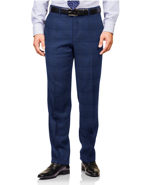 Loro Piana: Dark Royal Blue Prince Of Wales