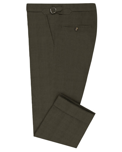 Zegna Olive Drab Cotton