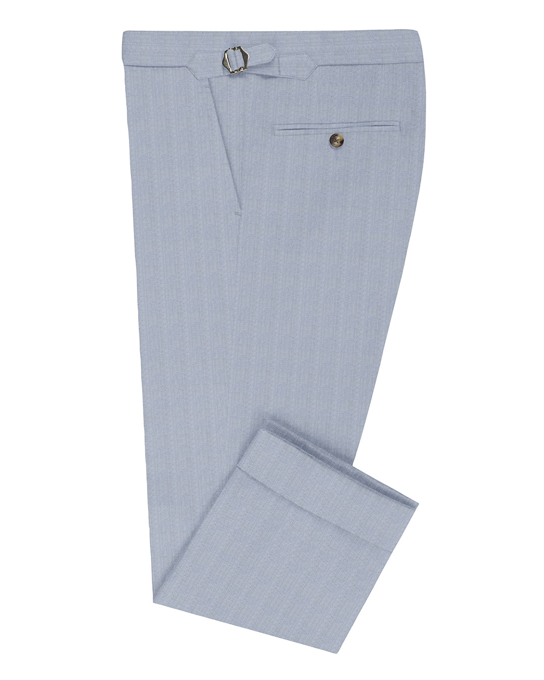 Loro Piana: Dark Blue Herringbone - 1