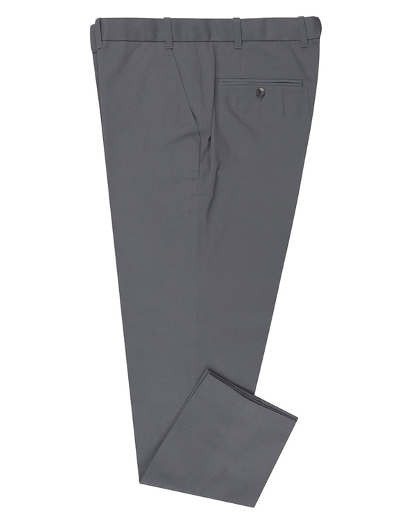 Steel Grey Twill Chino