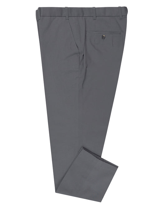 Steel Grey Twill Chino