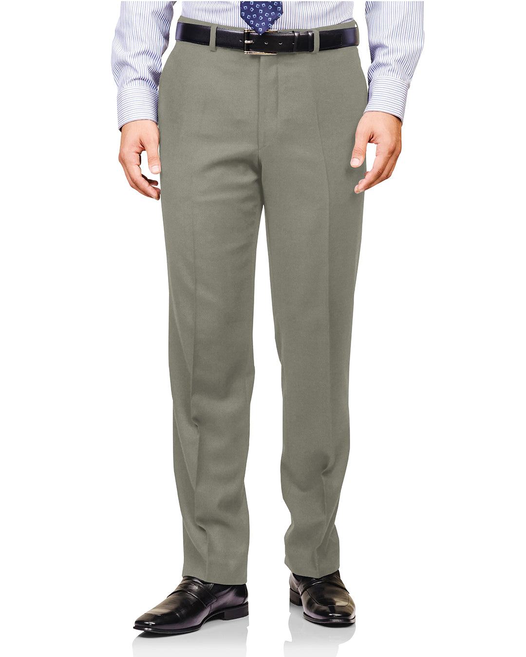 Brisbane Moss Fawn Green Twill - 1
