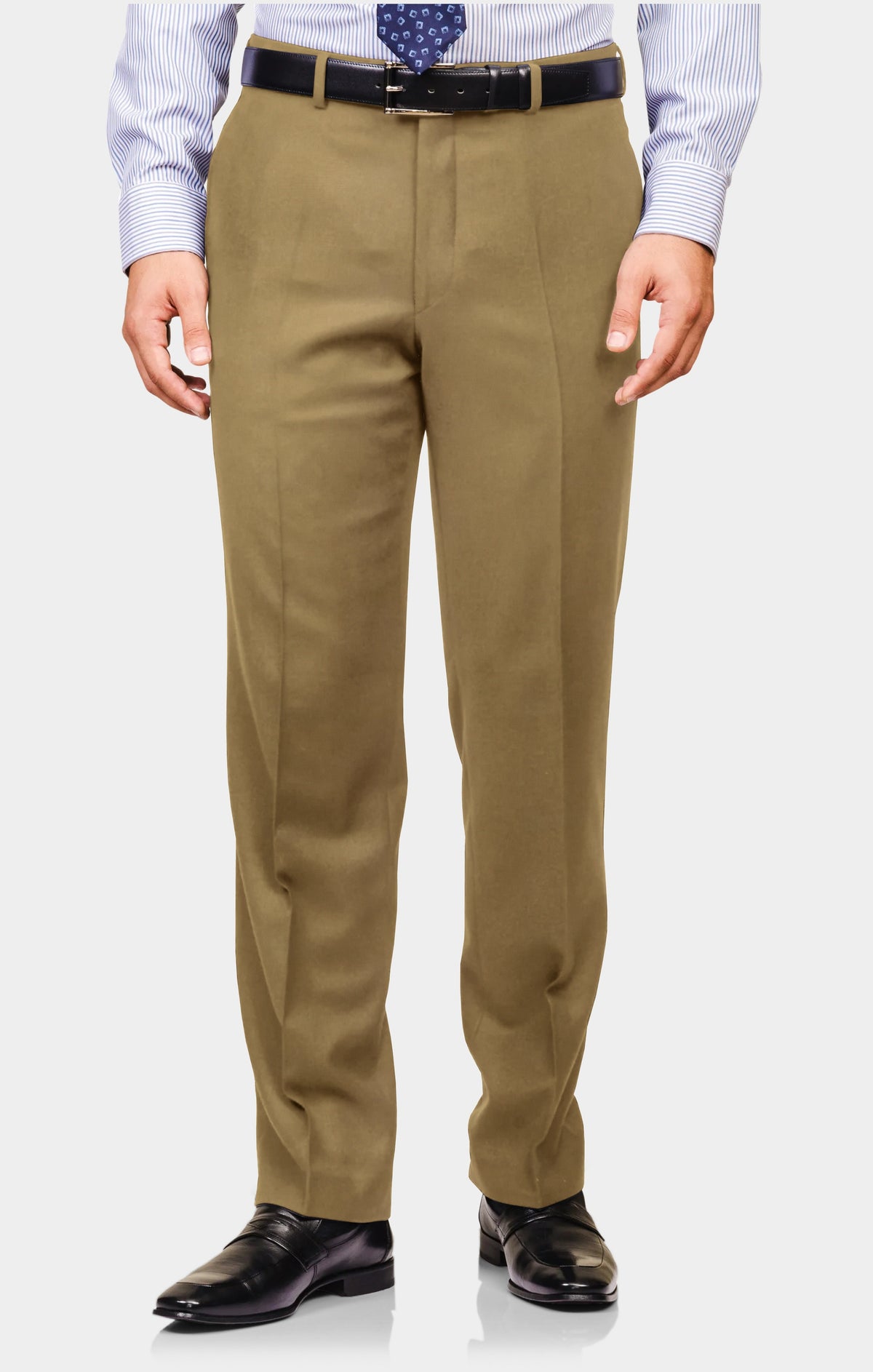 Golden Khaki Twill Pants - 3