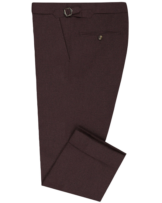 VBC -100% Wool Maroon Twill