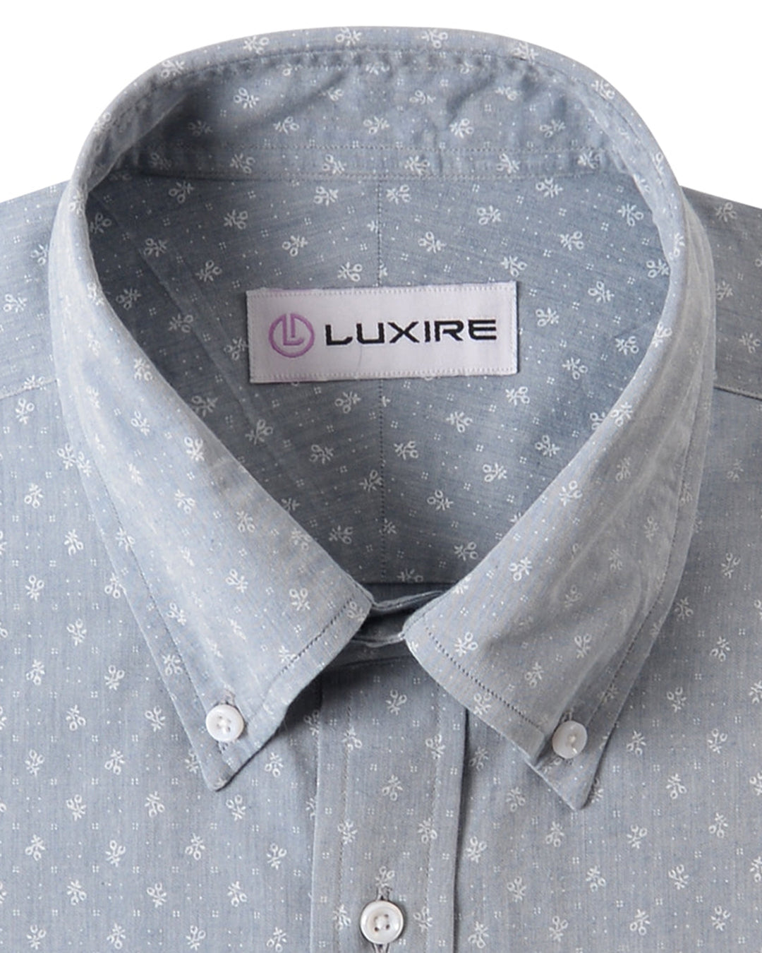 Pale Indigo Printed Wabash - 2