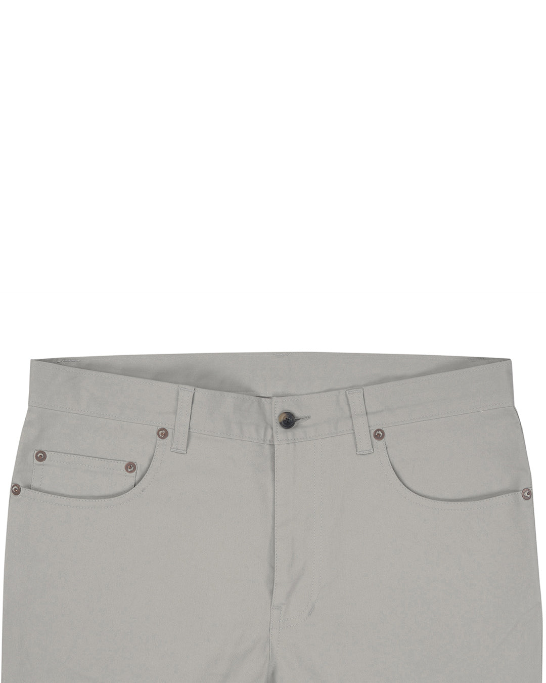 Pastel Stone Grey Twill Chino