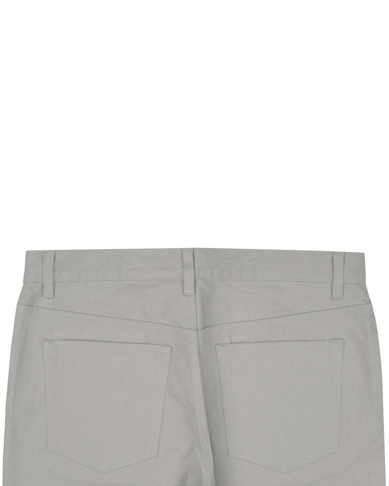 Pastel Stone Grey Twill Chino