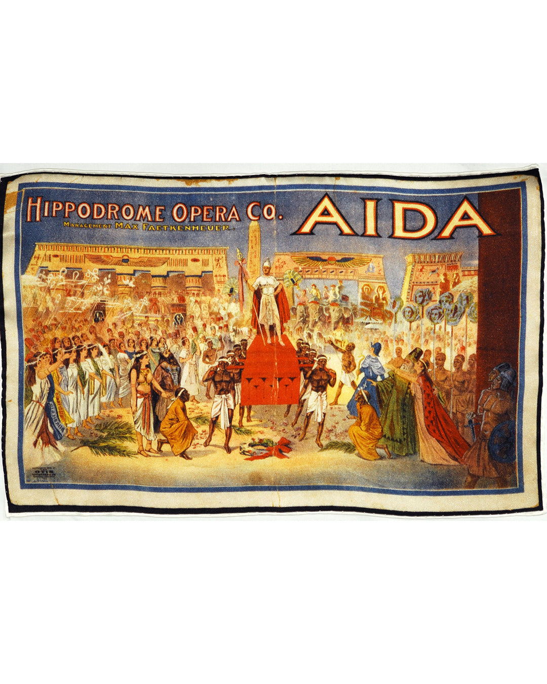 Aida Opera Poster Pocket Square