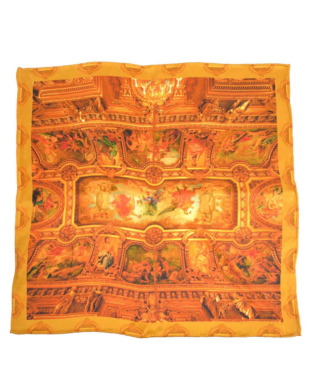 Pocket Square- Roman Gold - 1