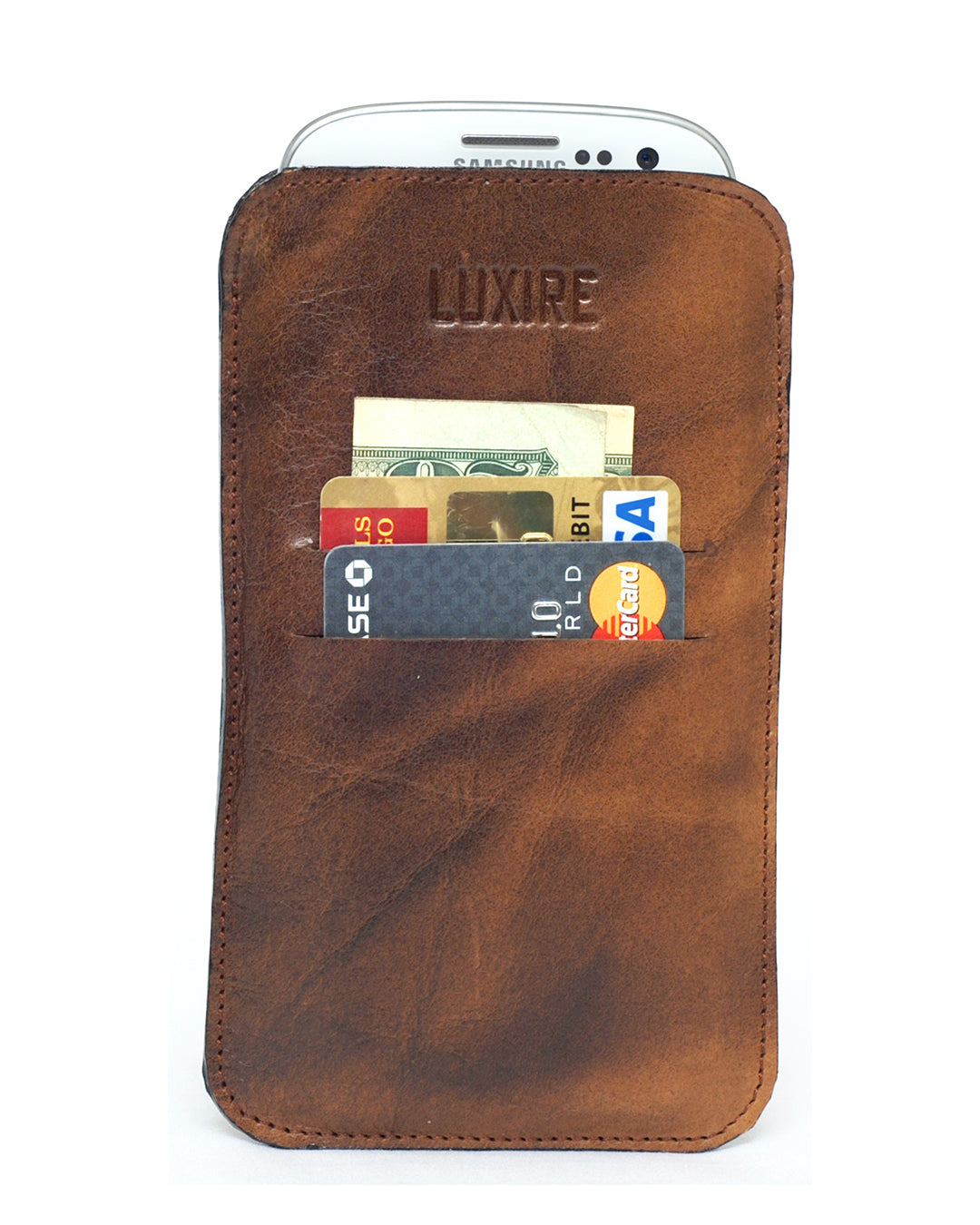 Top-Grain Leather Mobile Case - 1
