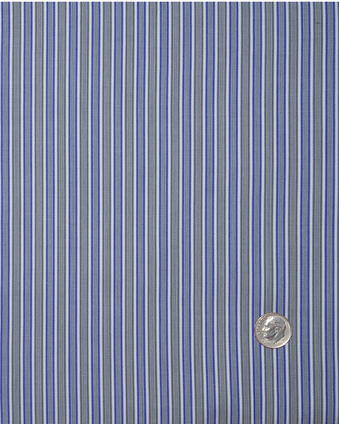 Grey White Blue & Black Alternate Stripes