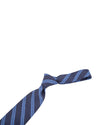 Tie-Sky Blue Stripes on Navy
