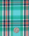 Sea Green Navy Red Madras Checks