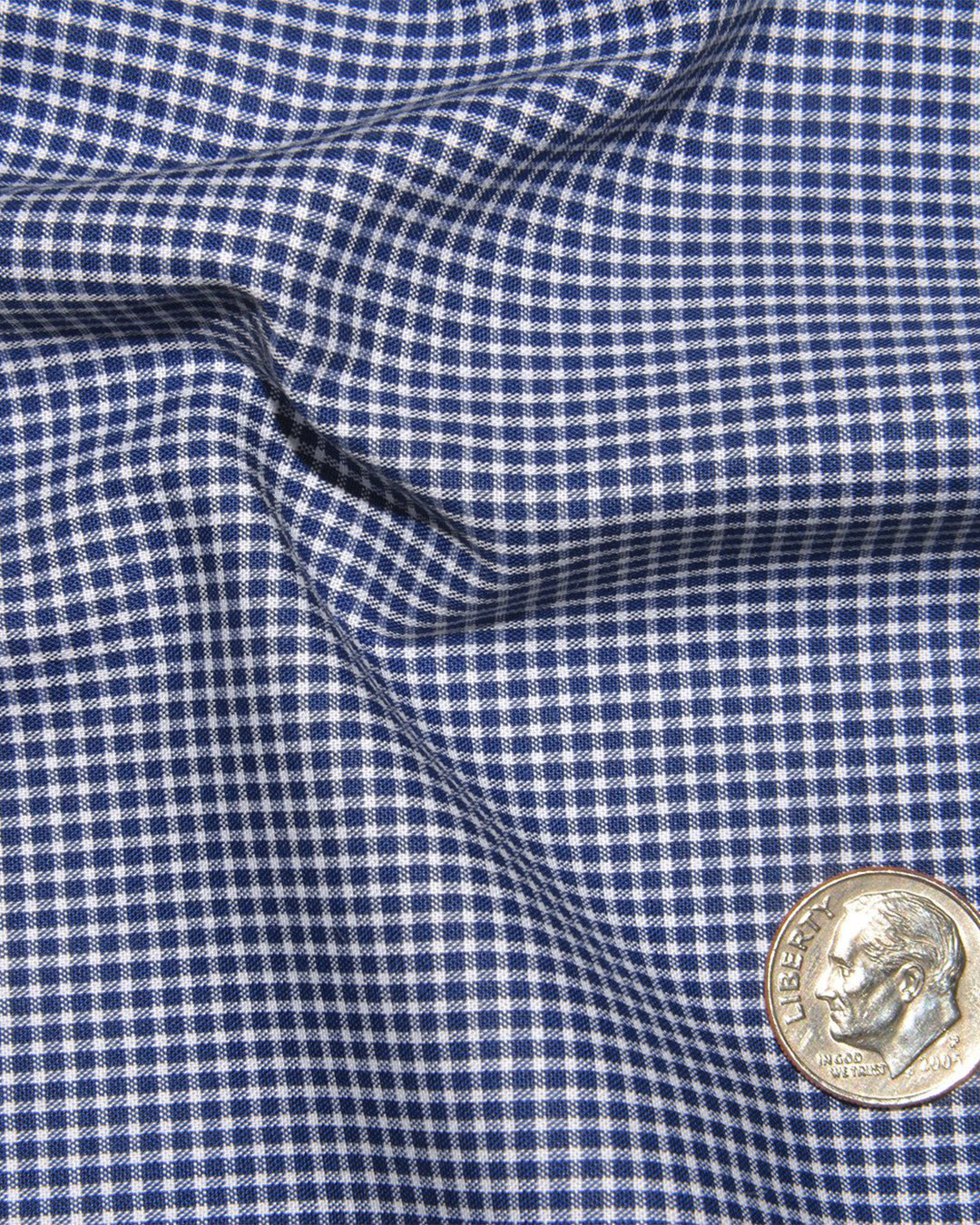 Navy Micro Gingham - 5