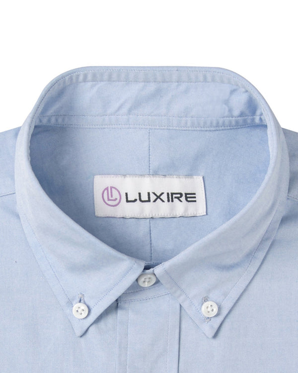 Blue Pinpoint Oxford