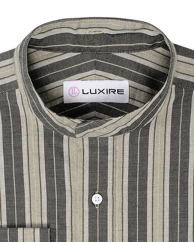 Black Grey Alternate Stripes