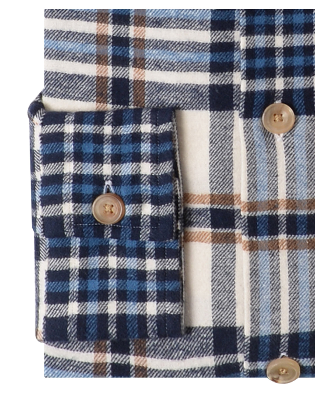 Blue White Casual Tartan Checks - 3