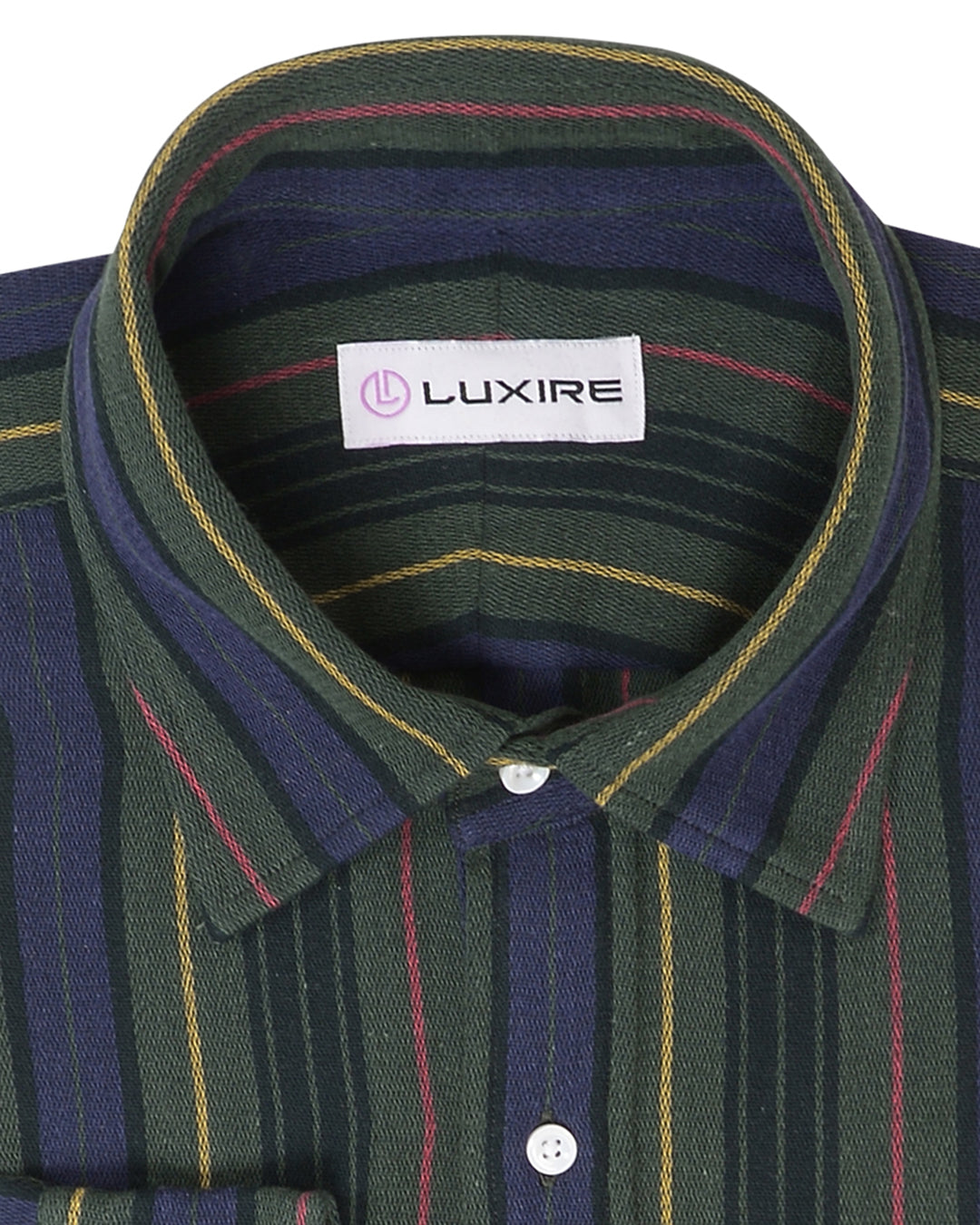 Soft, Airy and Casual: Green Purple Stripes - 2