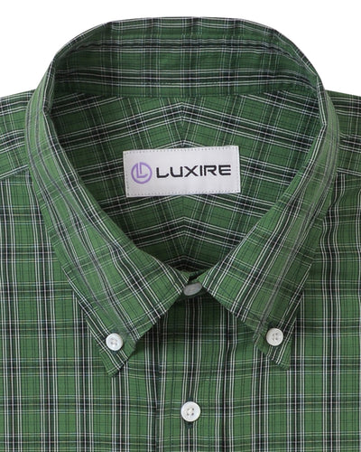 Green Black Tattersall Checks