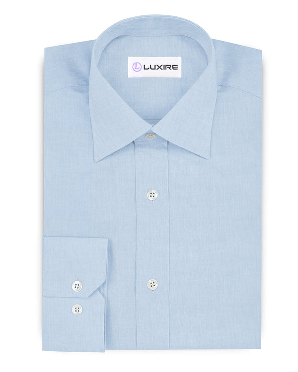 Ice Blue Pinpoint Oxford Shirt