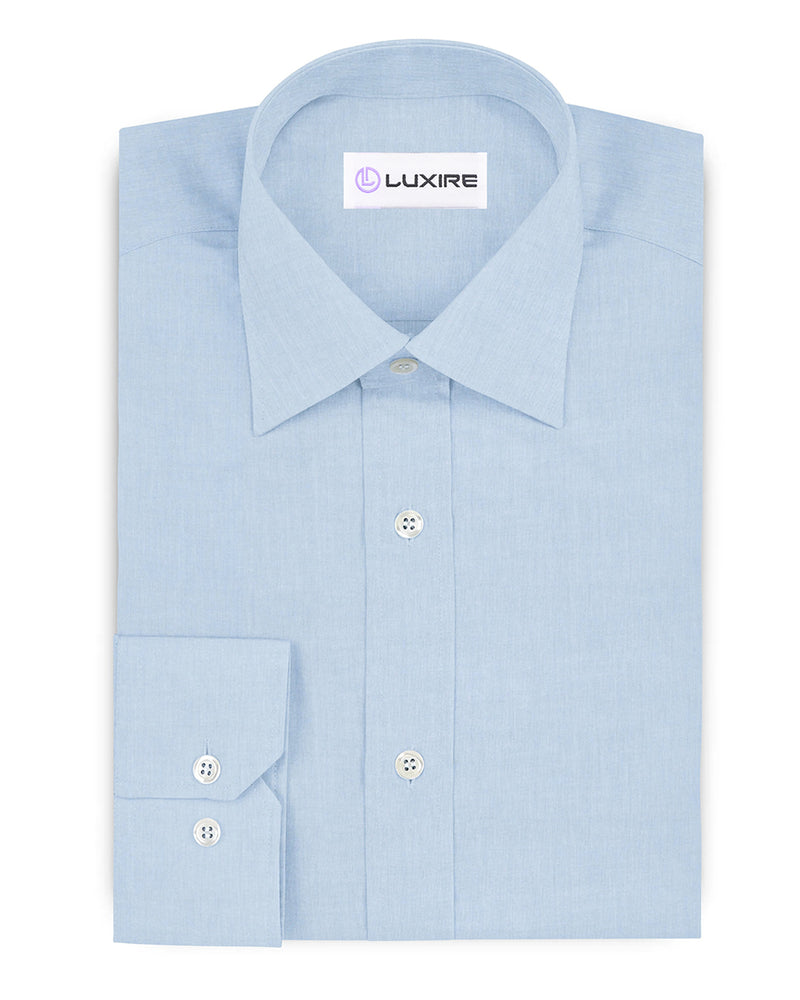 Ice Blue Pinpoint Oxford Shirt