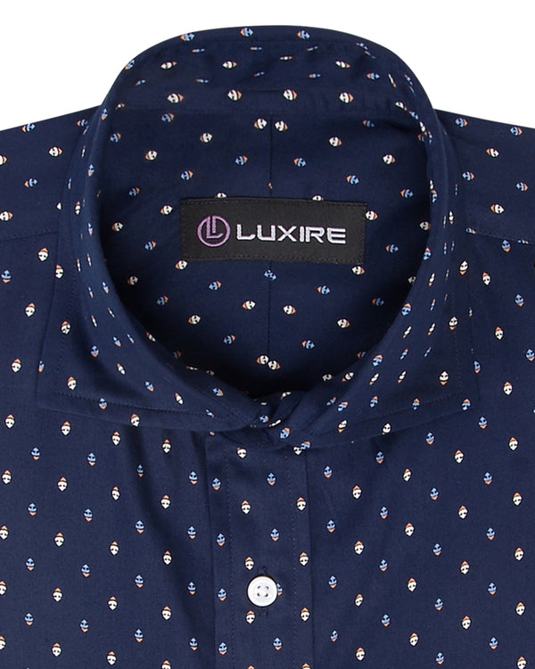 Print: Navy Blue Anchor