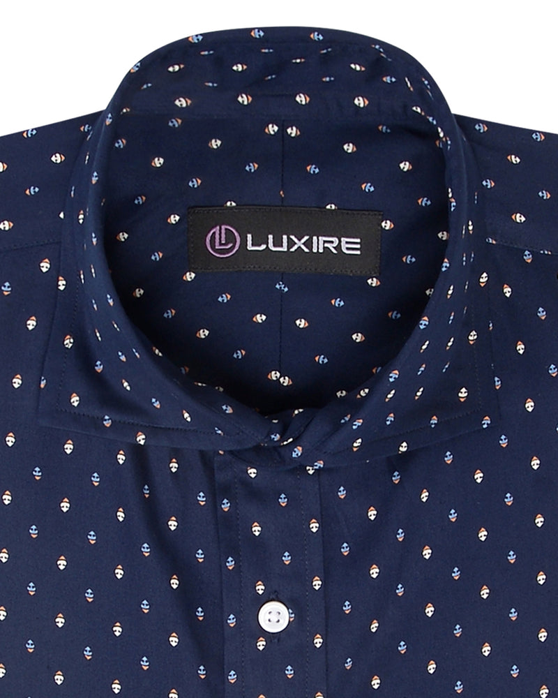 Print: Navy Blue Anchor