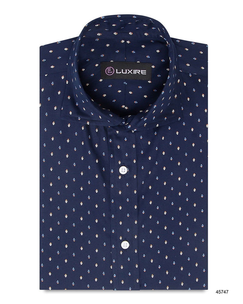 Print: Navy Blue Anchor