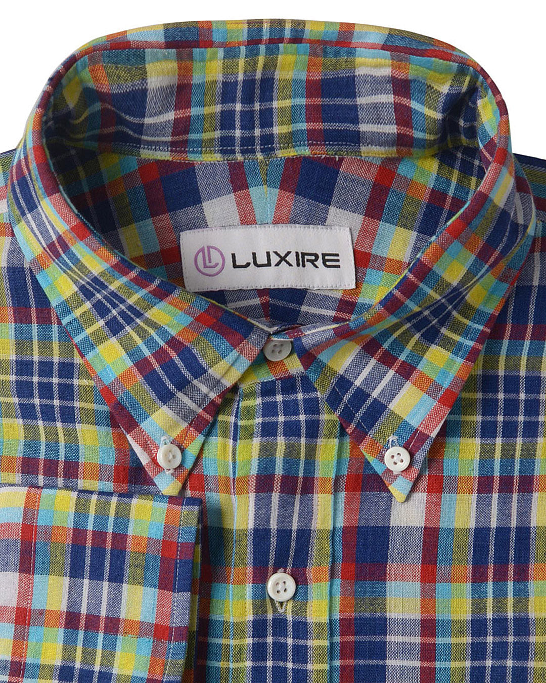 Blue Yellow Bleeding Madras Checks - 2