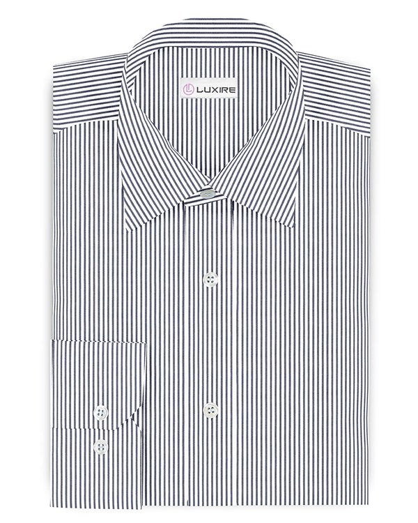 Navy Rope Stripes Shirt