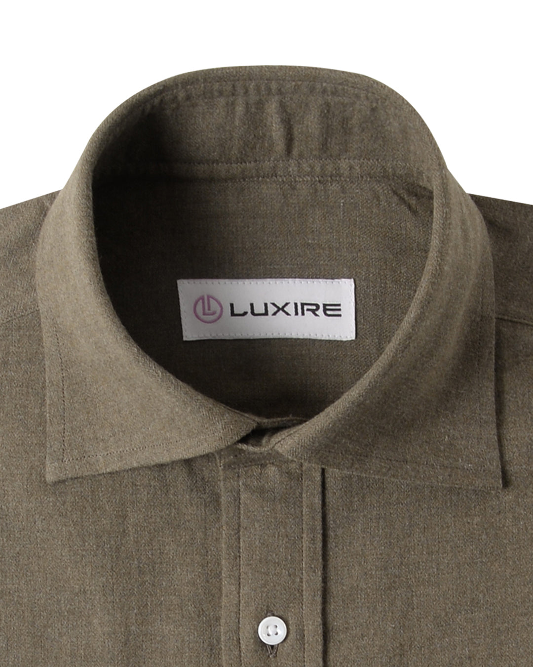 Moss Green Plain Shirt - 2