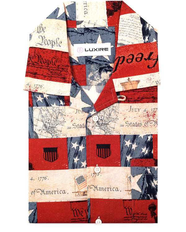 Printed Striped Shirt