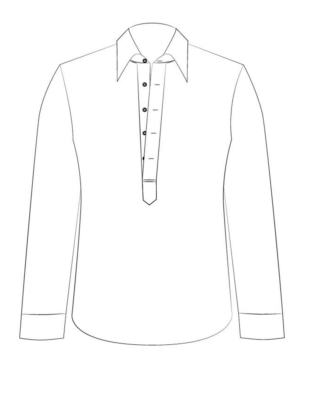 Summer Shirt in Light Purple Linen - 4