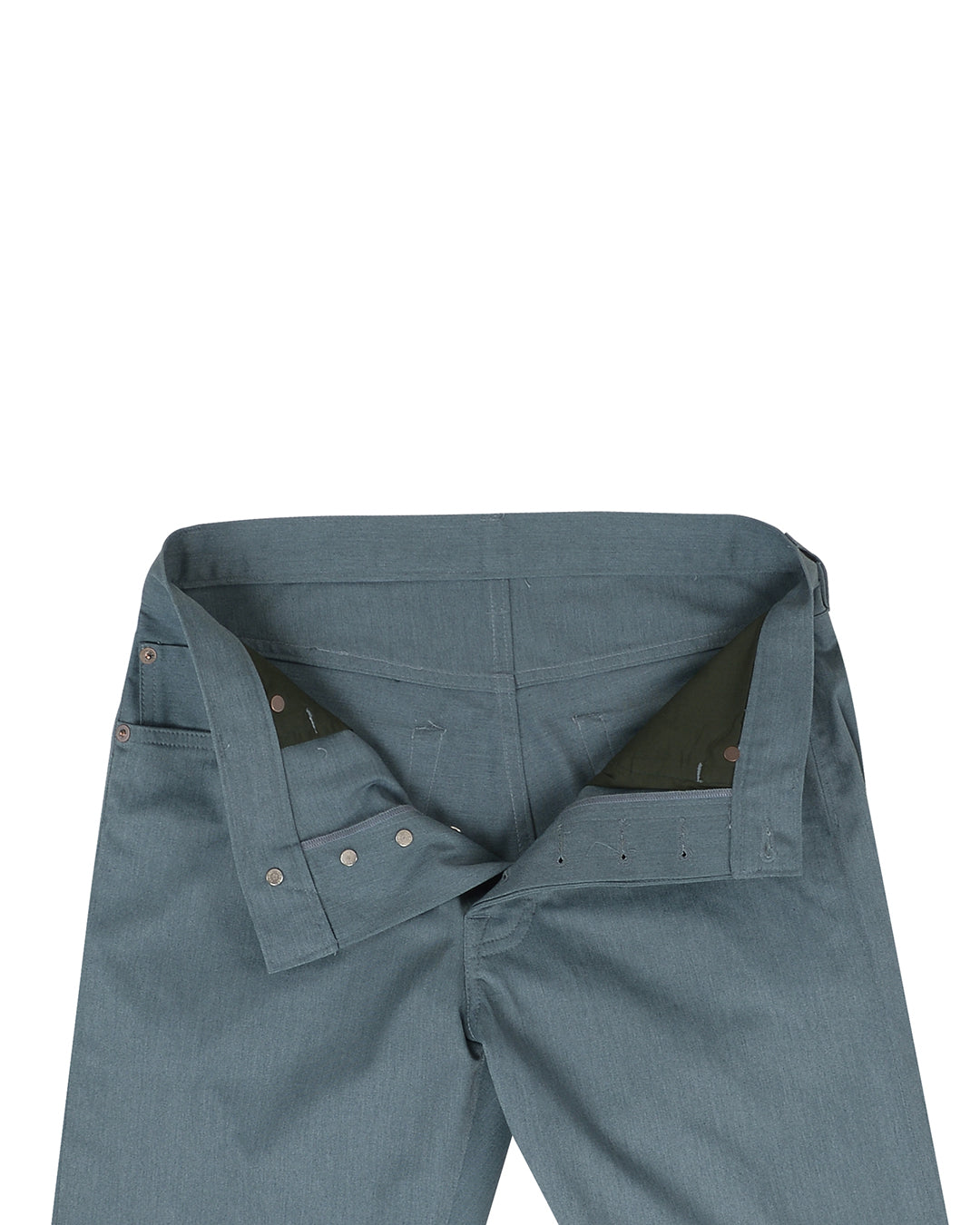 Soft Shark Blue Denim Pants - 3