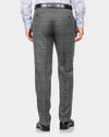 Dugdale Fine Worsted Pant - Grey Prince of Wales with Blue Overcheck