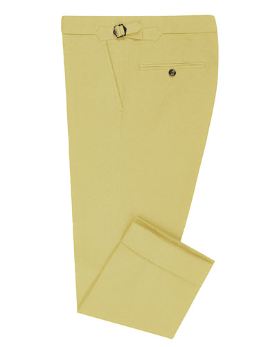 Dugdale Fine Worsted Pant- Yellow