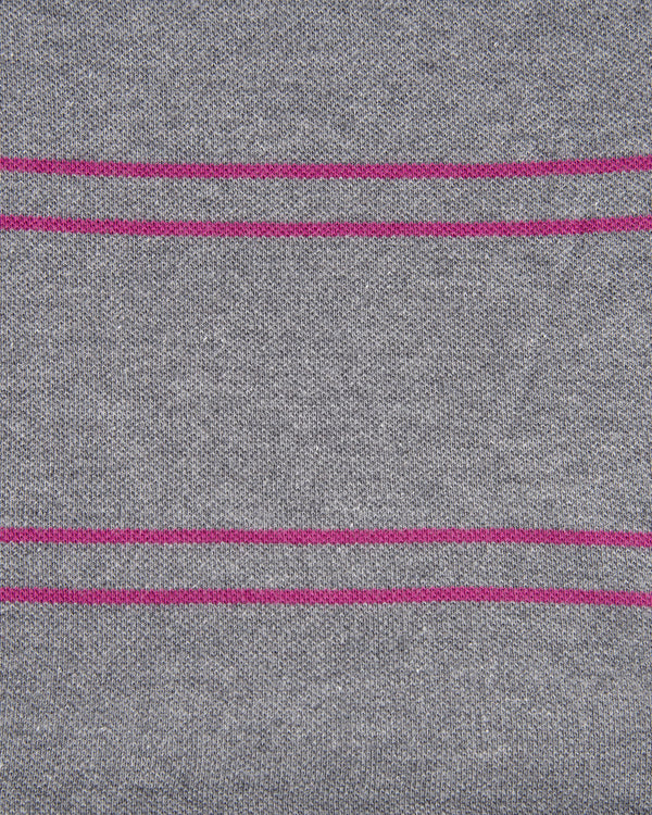 Grey Fuchsia Stripes T-shirt