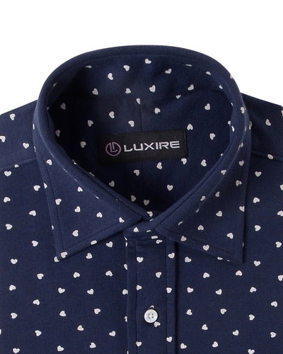 Navy White Striped T-Shirt