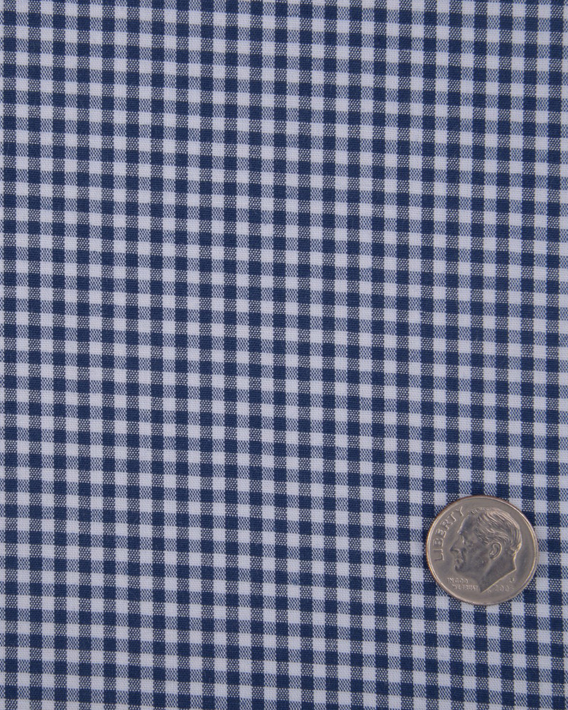 Prussian Blue Gingham Checks