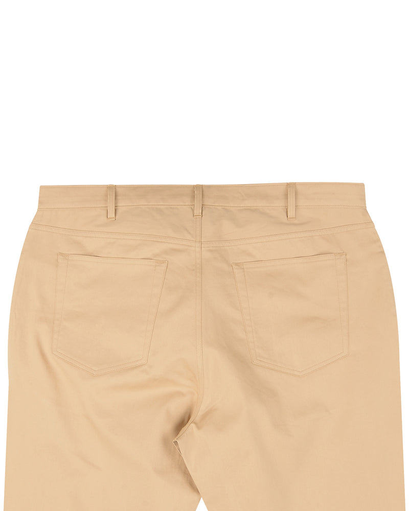 Tan Cream Plain Soft Chino