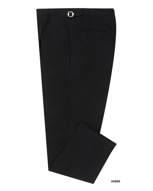 True Black Ebon Cotton Twill