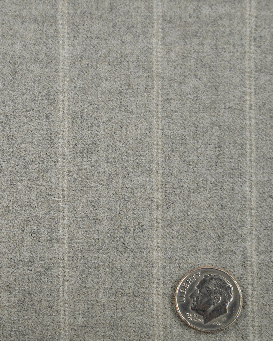 VBC Double Stripes Light Grey Flannel Pants - 5