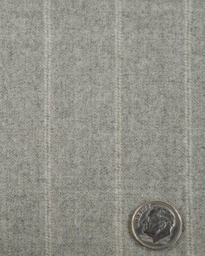 VBC Double Stripes Light Grey Flannel Pants