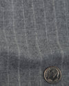 VBC Granite Grey Striped Wool Pants