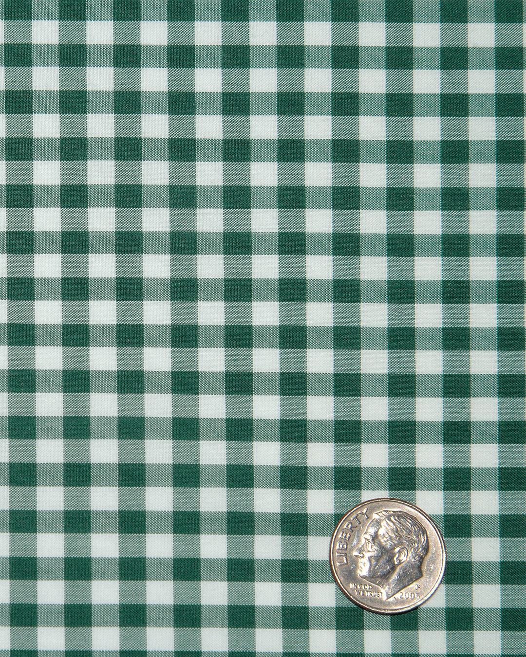 GINGHAM CHECKS BOTTLE GREEN WHITE - 4