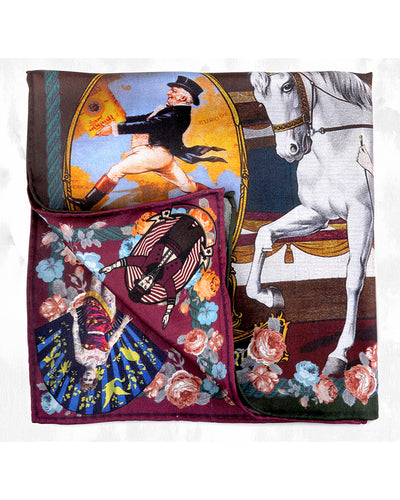 Pocket Square-World Of Circus